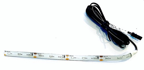 LED Light Strips Set Foot Switch power adapter Blue White - Picture 5 of 5