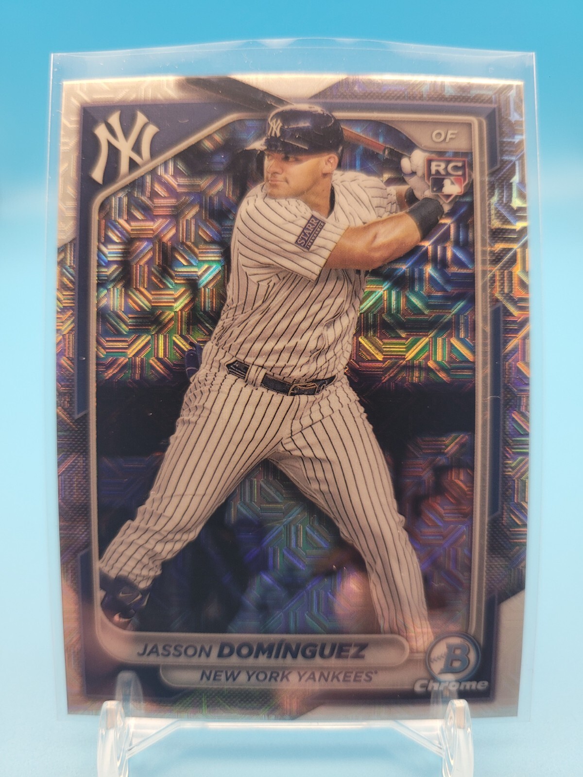 2024 Bowman Chrome Mojo Refractor Jasson Dominguez Rookie #94 NY Yankees RC - NM