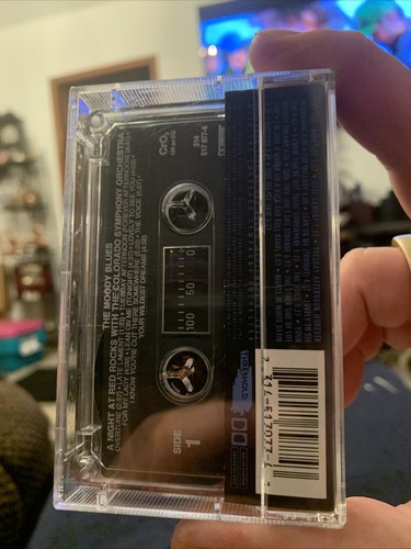 Cassette - THE MOODY BLUES A Night At Red Rocks w/ Colorado Symphony Orchestra - Picture 3 of 5