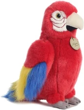 Aurora 11" Macaw Parrot 26251 Plush Stuffed Animal Toy