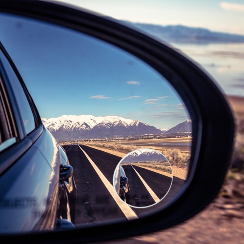1 Set Small Mirror for Car Blind Side Mirror Blind Spot Rear View Mirror - Picture 2 of 12