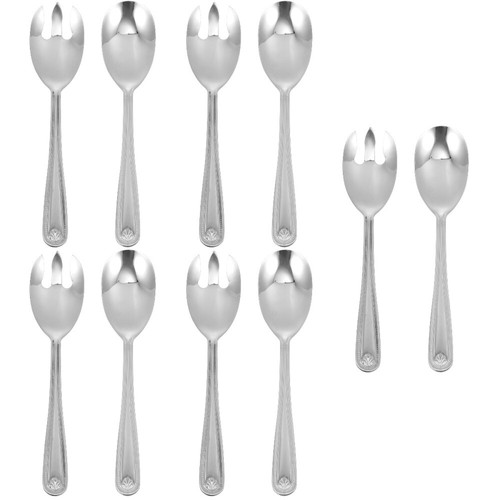 Measuring Spoon Silverware Set Forks Spoons Set Salad Serving Utensils - Picture 5 of 12