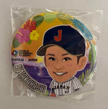 WBC 2023 Keiji Takahashi 47 Samurai Japan Can badge WORLD BASEBALL CLASSIC