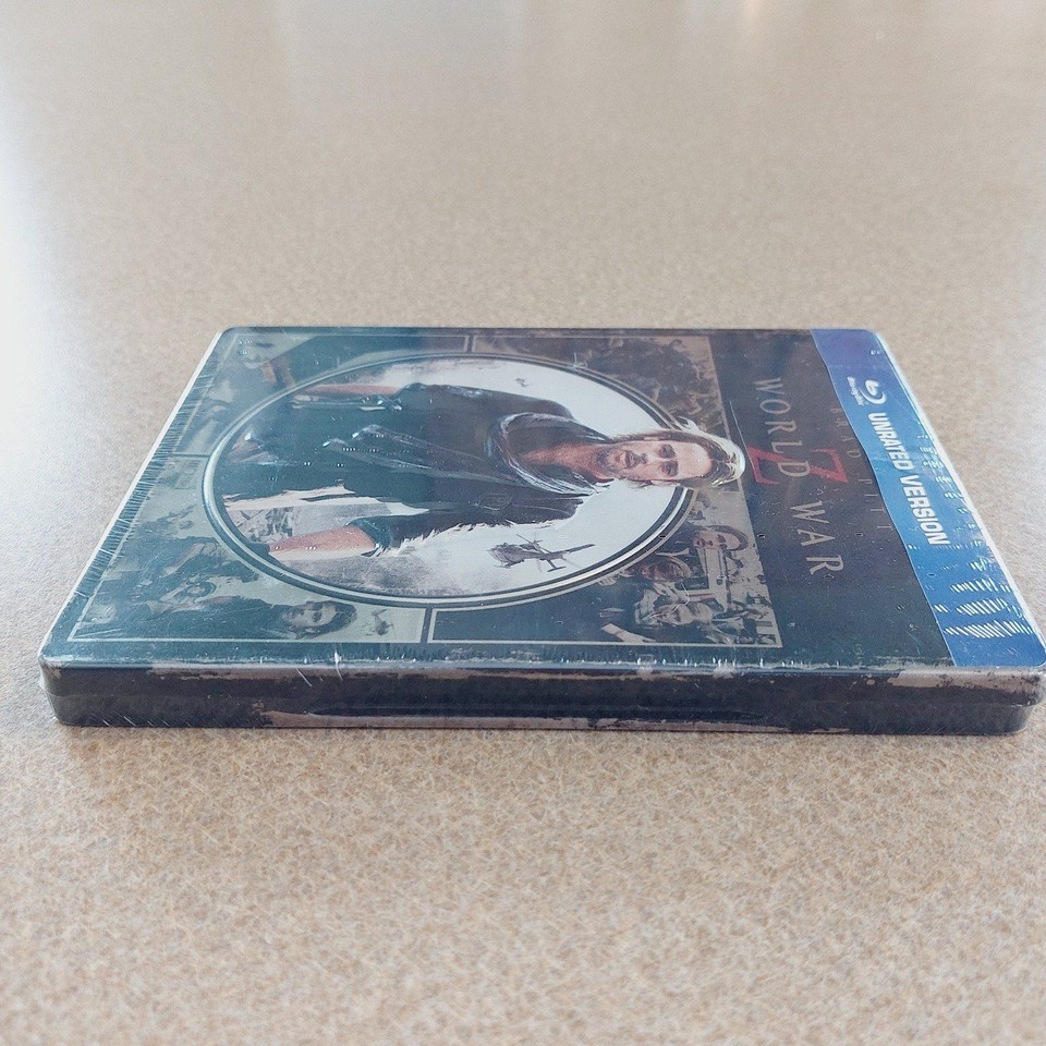 World War Z Unrated Version (Embossed Metalpak Steelbook) New Blu