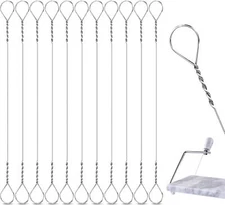 Nuanchu 10 Pcs Cheese Slicer Wire Replacement Cheese Cutter Wire for Block Chees