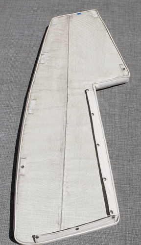 Marine Boat White Snap On Forward Bow Bottom Seat Cushion 30-1/2" x 17" #87 - Foto 6 di 19
