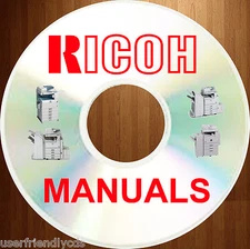 RICOH Black White Analog Copiers SERVICE MANUALS & PARTS MANUAL CATALOG on a DVD