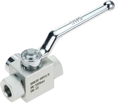 #ad 3 Way High Pressure Hydraulic Ball Valve 3 8” NPT Female 7250 PSI Carbon Steel $37.99