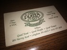 PLATZ'S restaurant LEHIGHTON PA 00s business card PJ WHELIHAN'S — photo 1