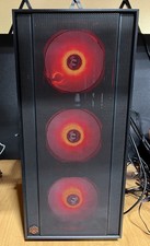 ABS Eurus Black ATX Mid-Tower Computer Case  4 RGB Fans - Case Only