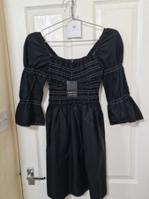 River IslandShirred Mini Dress - Black