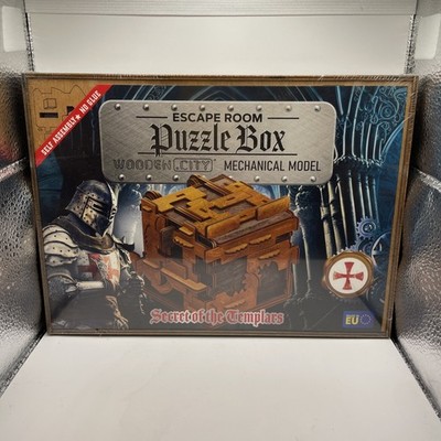 Wooden.City 3D Holzpuzzle Rätselbox Puzzlebox Escape Room mechanisches Modell