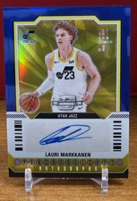 LAURI MARKKANEN 2023-24 Panini Contenders Optic Basketball Auto PT-LMU /75 JAZZ