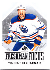 2023-24 Sp Authentic - Freshman Focus Vincent Desharnais #FF-34 (RC)