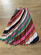 MAEVE By Anthropologie The Isobel Silky Pleated Skirt Women's Sz 0, NWT