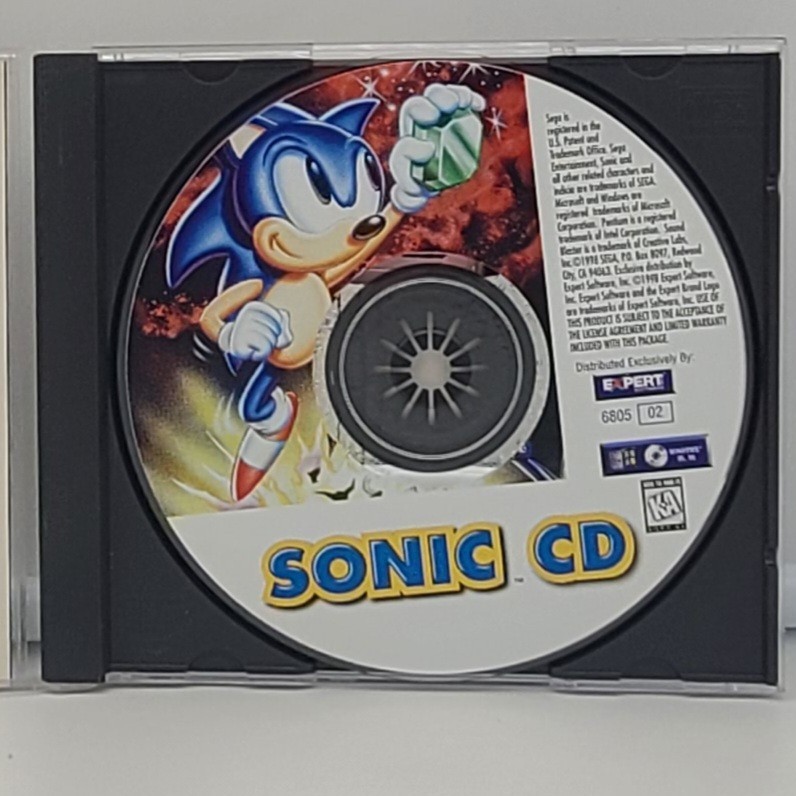 Sonic CD: Sega PC Collection (CD-ROM, 2000) Vintage Video Game