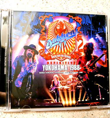 DOKKEN Rare New 2 CD 1988 YOKOHAMA Back For ATTACK Concert TOUR Fm A/A+ COMPLETE