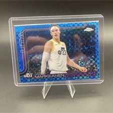 2025 Topps Chrome Lauri Markkanen Blue XF ractor #238 Utah Jazz