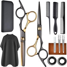 Scissors 13pcs Hair Cutting Shears Professional Haircut Scissors Kit Cutting 6.5