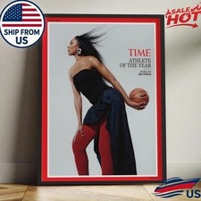 A’ja Wilson Las Vegas Aces WNBA Athlete of the Year 2025 TIME Magazine Poster