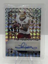 Clinton Portis Auto Mosaic Prizm 2025 Panini Mosaic Washington Redskins