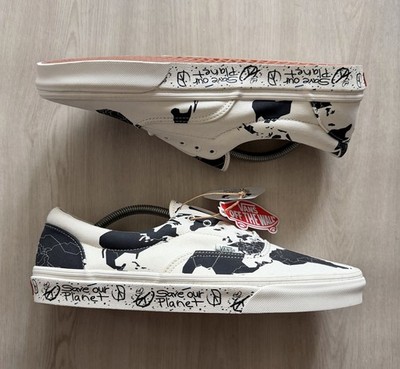 Vans UA Era  Save Our Planet  Sneaker - White/Black - Sz 11.5 - New