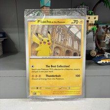 Pikachu At The Museum - Pokemon Card - Natural History Museum Promo - Sealed