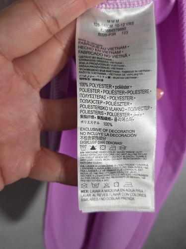 JORDAN Big Girls' Dress M Medium (10-12) Purple Jumpman - Picture 3 of 6