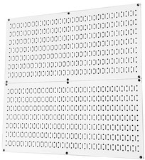 Pegboard Rack Home  Garage Tool Storage  Organization White Metal Pegboard ...