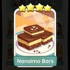 Nanaimo Bars Monopoly_Go_4 Stars Sticker ⭐⭐⭐⭐ - FAST DELIVERY