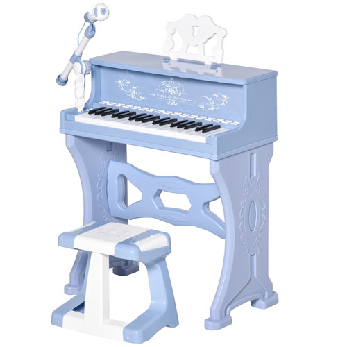 37-Key Kids Keyboard Piano Set with Microphone Stool Educati