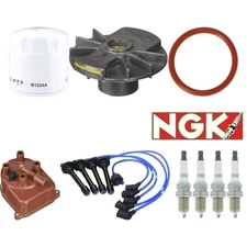 OEM Cap-Rotor Wires-NGK Spark Plug Tune Up Kit for Honda Prelude 93-01
