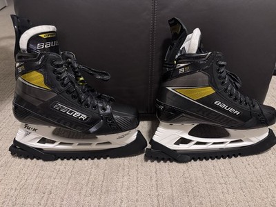 Bauer Supreme 3S Senior Ice Hockey Skates 8.5 Fit 3 Black/Yellow/White