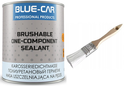 BLUE-CAR Brushable Einkomponenten Grau Nahtversiegelung 1kg mit Pinselapplikator