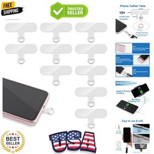 Phone Tether Tab, 10 Pieces Universal Phone Lanyard Patch Without Adhesive,Ph...