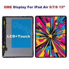 New OEM For Apple iPad Air 6 13&rdquo; LCD Display Touch Screen Replacement US Air 7 8