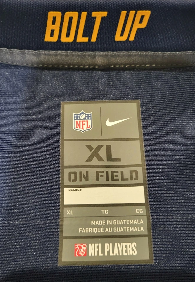 Men’s Los Angeles Chargers Justin Herbert Nike Navy Alternate Jersey XL - Image 4 of 4