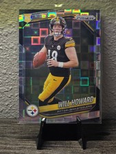 Will Howard 2025 Panini Prizm Pandora /400 Card #367 Steelers Rookie. rookie card picture