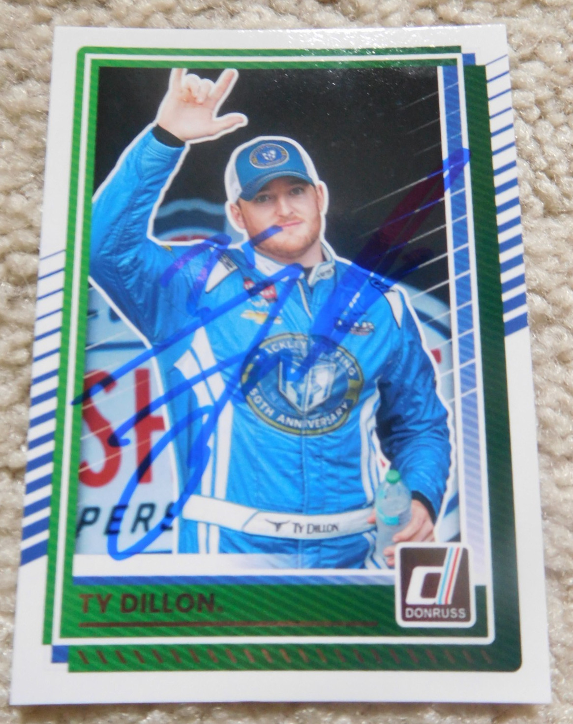 Ty Dillon 2025 Donruss Nascar Racing Signed Autographed Card #73