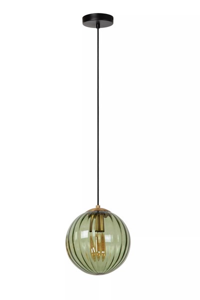 HäNgelampe Glas Kugel GrüN Esszimmer Rund Ø25 Cm E27 Pendelleuchte Blendarm-image