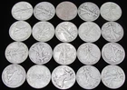 $10 FACE ROLL OF 20 WALKING LIBERTY HALF DOLLARS 90% SILVER COINS MIXED DATES NR