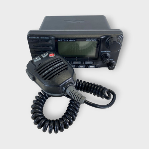 Standard Horizon Matrix AIS+ GX2150 DSC Marine VHF Radio W/ Fist Mic - Tested