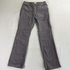 St John  s Bay Corduroy Pants Women 6 Straight Leg Gray Stretch Casual Trousers