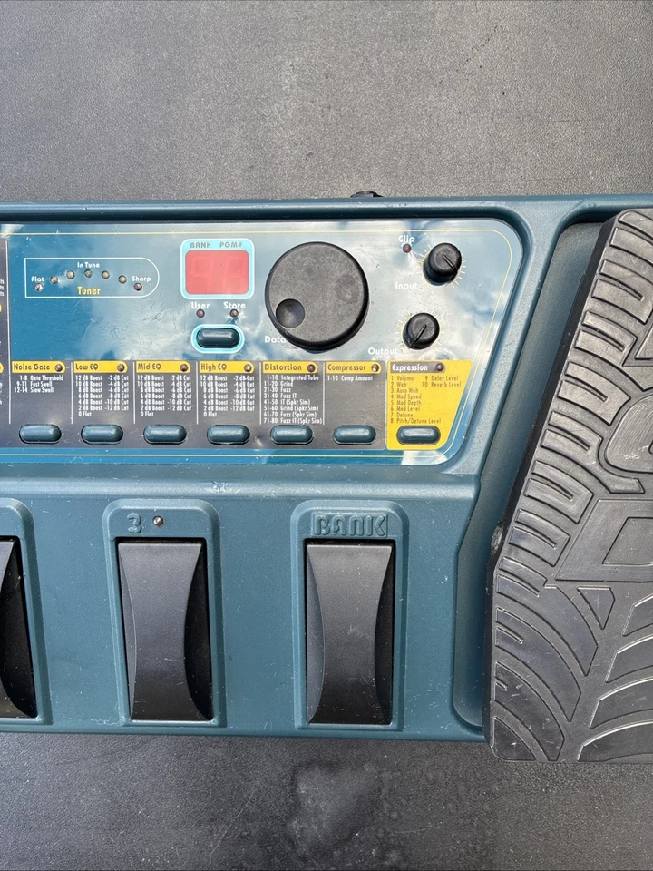 Pedalera de control de expresión total DOD Tec 8 con función grunge, usada Foto 3 de 4