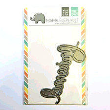 FRIEND SCRIPT Mama Elephant Creative Cuts Cutting Dies Words Cards um212