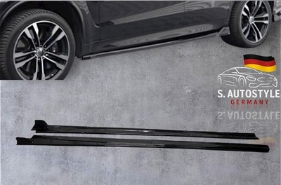 BMW X5 F15 Seitenschweller M Performance Style Glanz Schwarz Side Skirts 13-18