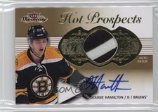 2013 Fleer Showcase Hot Prospects Tier 2 76/175 Dougie Hamilton Patch Auto f0l