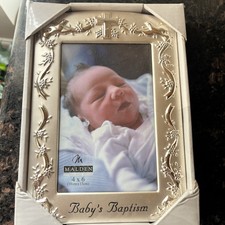 Baby's Baptism Photo Frame 4X6 Special Keepsake