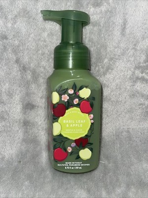 BATH & BODY WORKS BASIL LEAF & APPLE GENTLE CLEAN FOAMING HAND SOAP 8.75oz