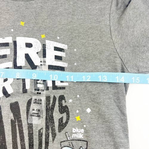 NWT Disney Star Wars Here for the Snacks Gray T-Shirt Churro Sabers Kids M 7/8 - Picture 4 of 5